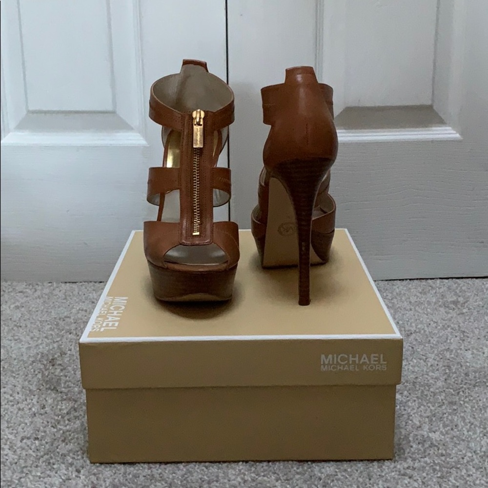 Michael Kors Zip Up Platform Heel